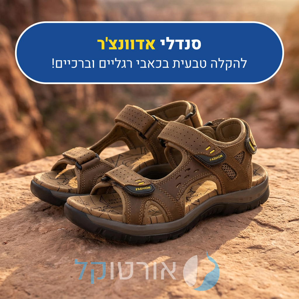 סנדלי אורטוקל אדוונצ'ר, להקלה טבעית בכאבי רגליים וברכיים