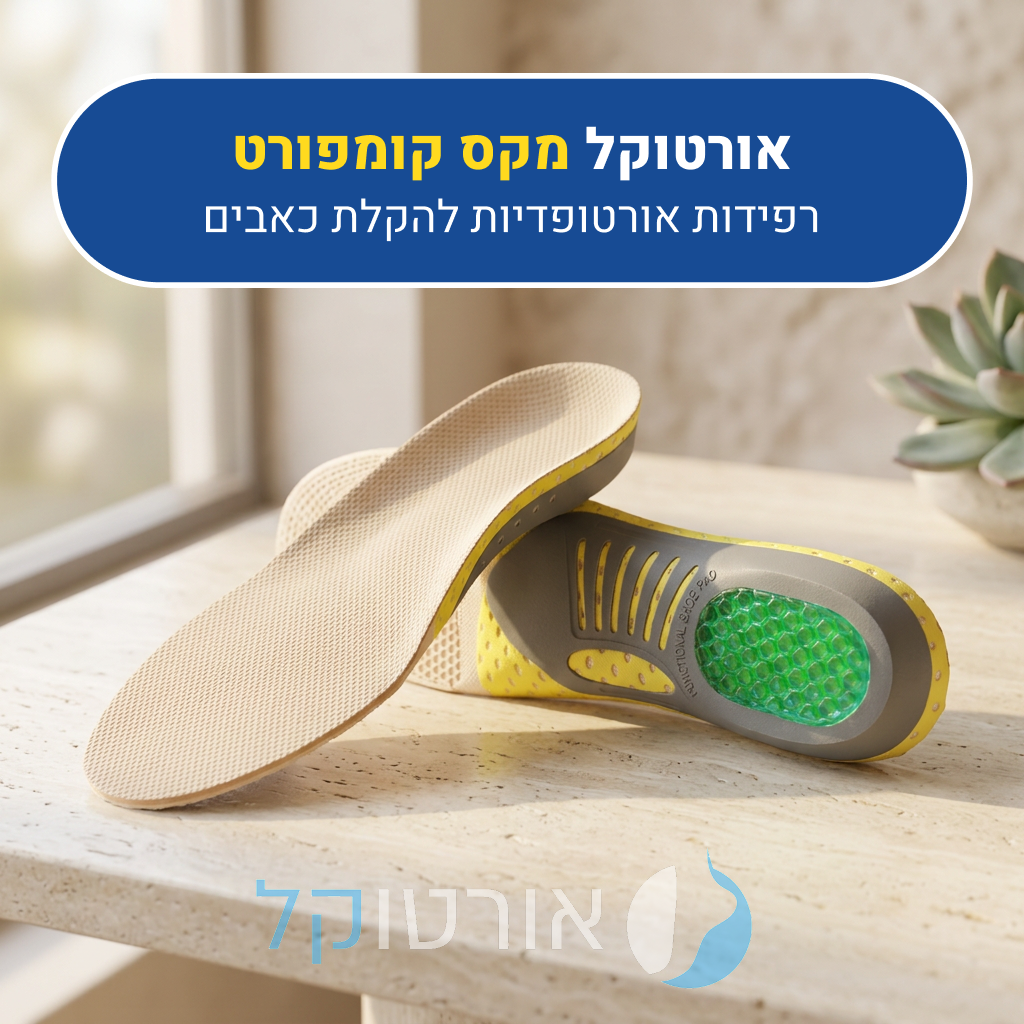 רפידות אורטוקל מקס קומפורט, רפידות אורטופדיות להקלת כאבים