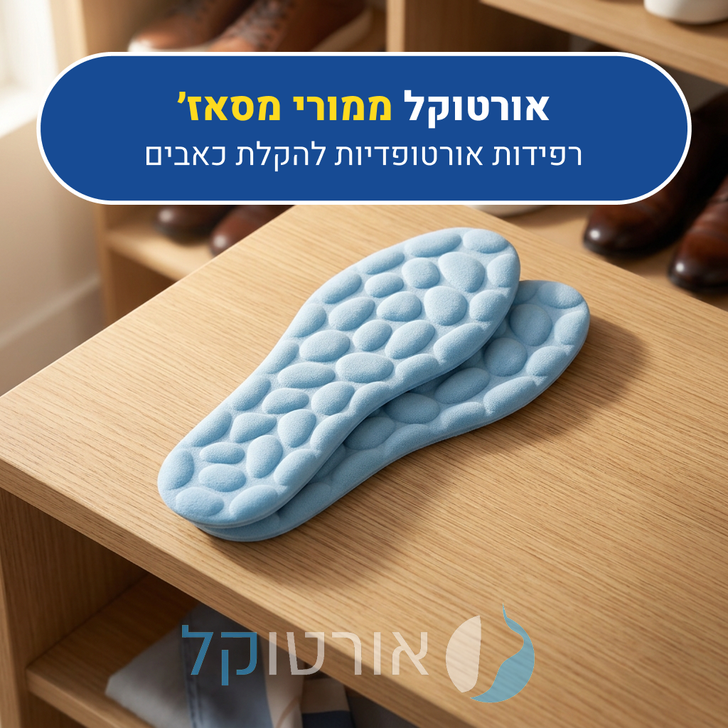 רפידות אורטוקל ממורי מסאג', רפידות אורטופדיות להקלת כאבים